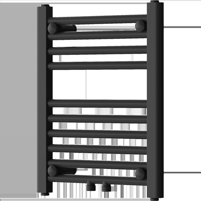 Mexen Mars fürdőszobai radiátor 500 x 400 mm, 178 W, Fekete - W110-0500-400-00-70