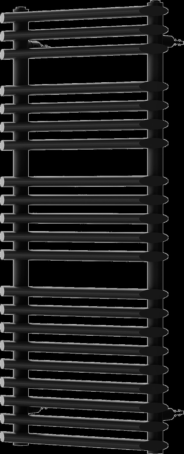 Mexen Akan fürdőszobai radiátor 1080 x 500 mm, 784 W, fekete - W121-1080-500-00-70