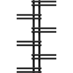 Mexen Jari fürdőszobai radiátor 1005 x 550 mm, 339 W, fekete - W115-1005-550-00-70