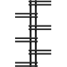 Mexen Jari fürdőszobai radiátor 1005 x 550 mm, 339 W, fekete - W115-1005-550-00-70