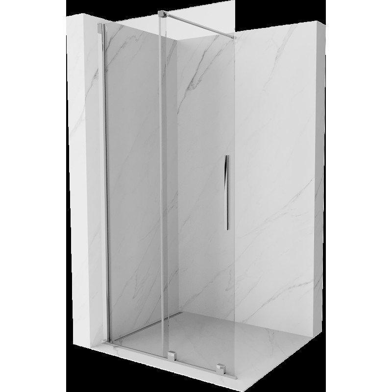 Mexen Velar Walk-in zuhanyfal 70 x 200 cm, átlátszó 8 mm, króm - 871-070-000-03-01