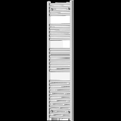 Mexen Hades fürdőszobai radiátor 1500 x 400 mm, 461 W, króm - W104-1500-400-00-01