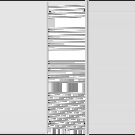 Mexen Mars fürdőszobai radiátor 1500 x 600 mm, 576 W, króm - W110-1500-600-00-01