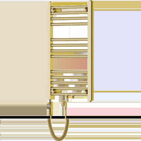 Mexen Mars elektromos radiátor 700 x 400 mm, 300 W, arany - W110-0700-400-2300-50