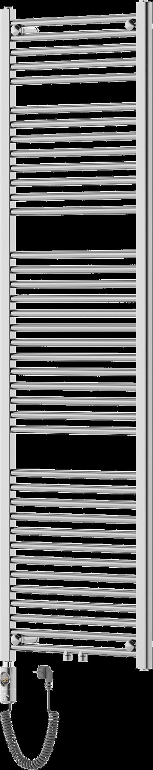 Mexen Mars elektromos radiátor 1800 x 500 mm, 600 W, króm - W110-1800-500-2600-01