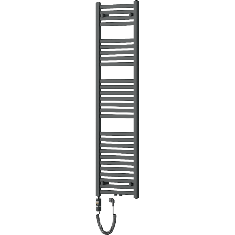 Mexen Hades elektromos radiátor 1500 x 400 mm, 600 W, antracit - W104-1500-400-2600-66