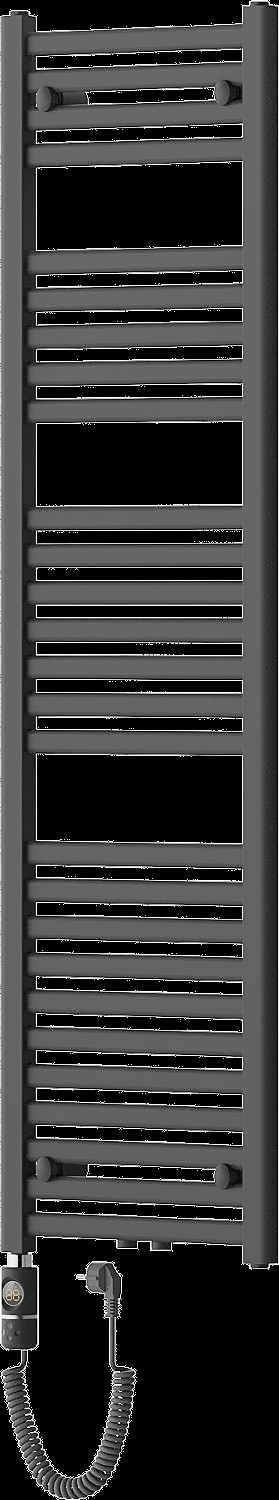 Mexen Hades elektromos radiátor 1500 x 400 mm, 600 W, antracit - W104-1500-400-2600-66