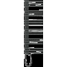 Mexen Neptun elektromos radiátor 1200 x 500 mm, 600 W, antracit - W101-1200-500-2600-66