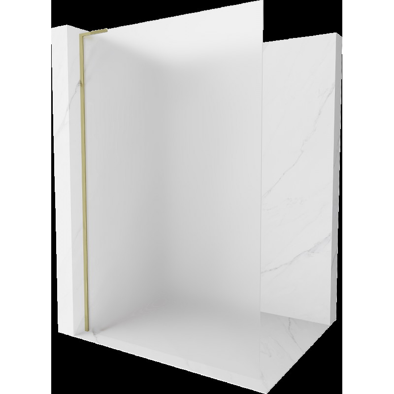 Mexen Kioto L Walk-in zuhanyfal 90 x 200 cm, matt, arany - 800-090-103-50-30