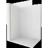 Mexen Kioto L Walk-in zuhanyfal 90 x 200 cm, matt, arany - 800-090-103-50-30