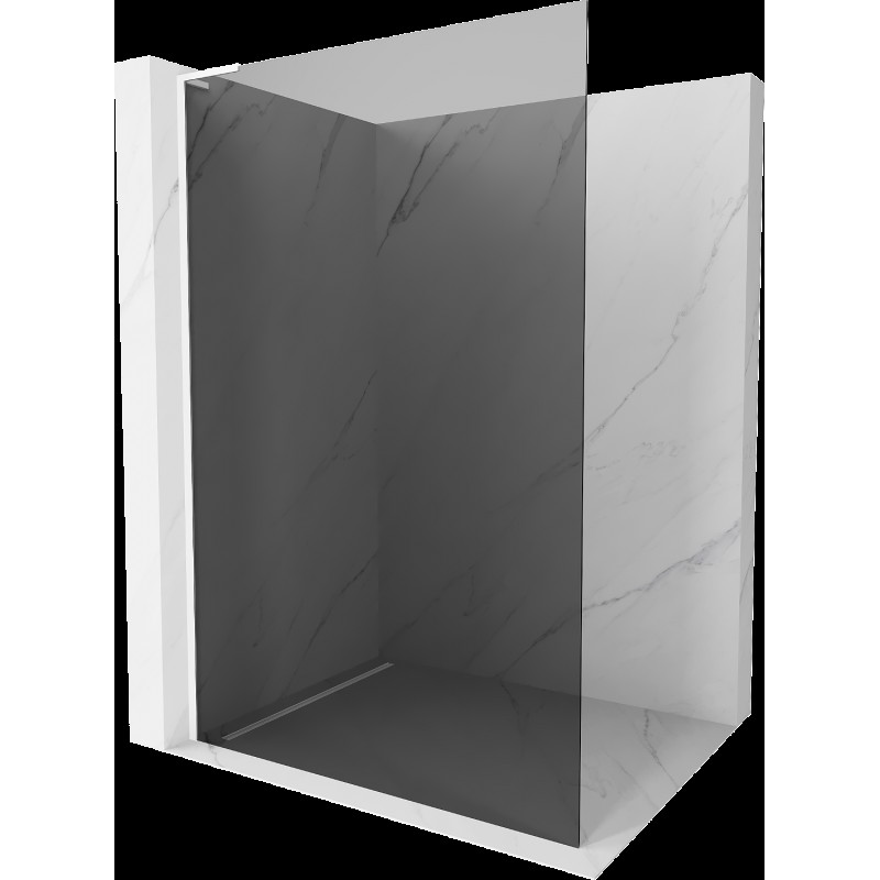 Mexen Kioto L Walk-in zuhanyfal 70 x 200 cm, grafit, fehér - 800-070-103-20-40