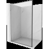 Mexen Kioto L Walk-in zuhanyfal 70 x 200 cm, fekete minta, króm - 800-070-103-01-70