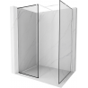 Mexen Kioto Walk-in zuhanyfal 130 x 90 cm, fekete minta, fehér - 800-130-202-20-70-090