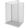 Mexen Kioto Walk-in zuhanyfal 120 x 85 x 30 cm, átlátszó, króm - 800-120-085-221-01-00-030