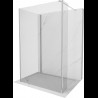 Mexen Kioto walk-in zuhanyfal 140 x 105 x 40 cm, áttetsző, króm - 800-140-105-221-01-00-040