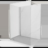 Mexen Kioto Walk-in zuhanyfal 125 x 120 cm, átlátszó, függőleges nikkel - 800-125-212-97-00-120