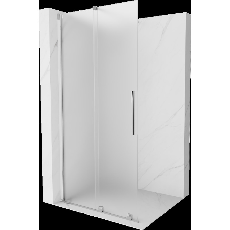 Mexen Velar Walk-in zuhanyfal 110 x 200 cm, homokfúzió 8 mm, króm - 871-110-000-33-01