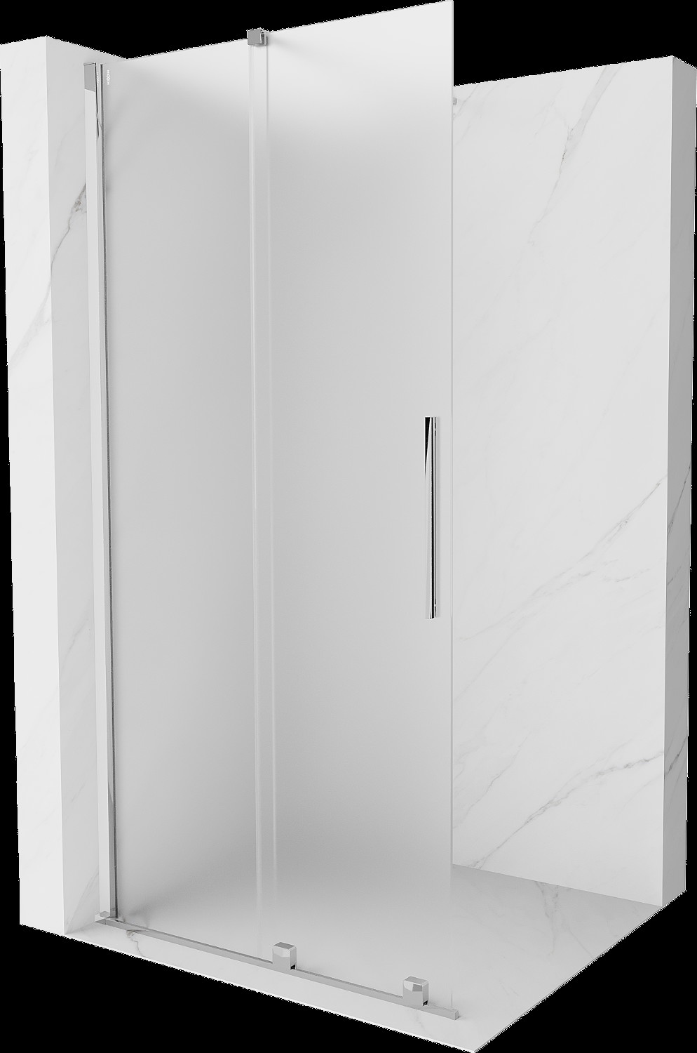 Mexen Velar Walk-in zuhanyfal 110 x 200 cm, homokfúzió 8 mm, króm - 871-110-000-33-01