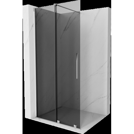 Mexen Velar walk-in zuhanyfal 85 x 200 cm, grafit 8 mm, króm - 871-085-000-43-01