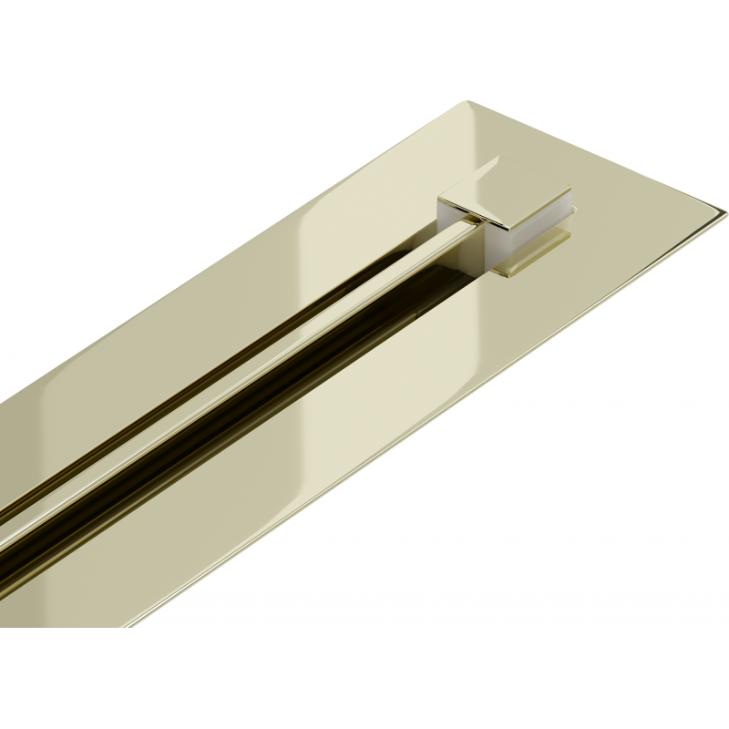 Mexen Flat 360° Super Slim forgó zuhanyfolyóka 140 cm, Arany - 1551140