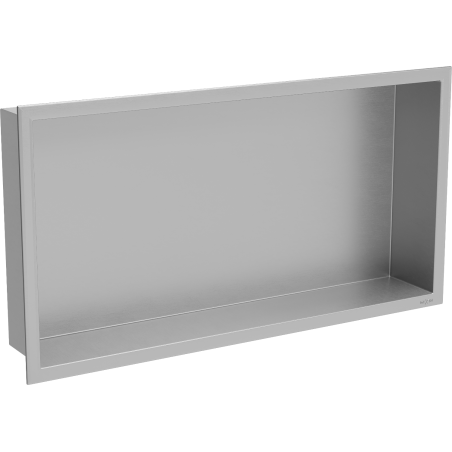 Mexen X-Wall-R fürdőszoba süllyesztett polc kerettel 60 x 30 cm, inox - 1910603010