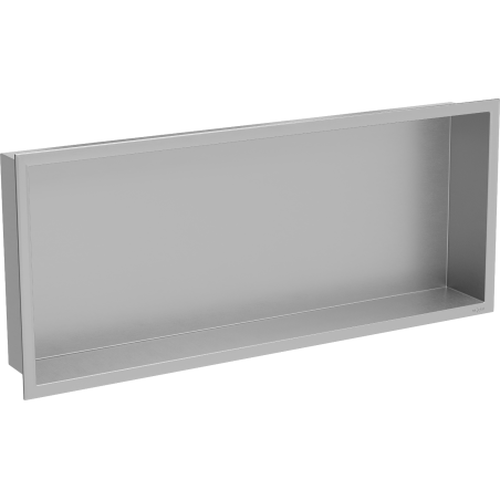 Mexen X-Wall-R fürdőszoba süllyesztett polc kerettel 75 x 30 cm, inox - 1910753010