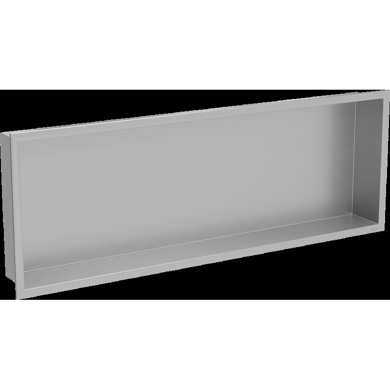 Mexen X-Wall-R fürdőszoba süllyesztett polc kerettel 90 x 30 cm, inox - 1910903010