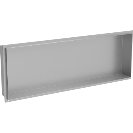 Mexen X-Wall-NR perem nélküli falba süllyesztett polc 90 x 30 cm, inox - 1911903010