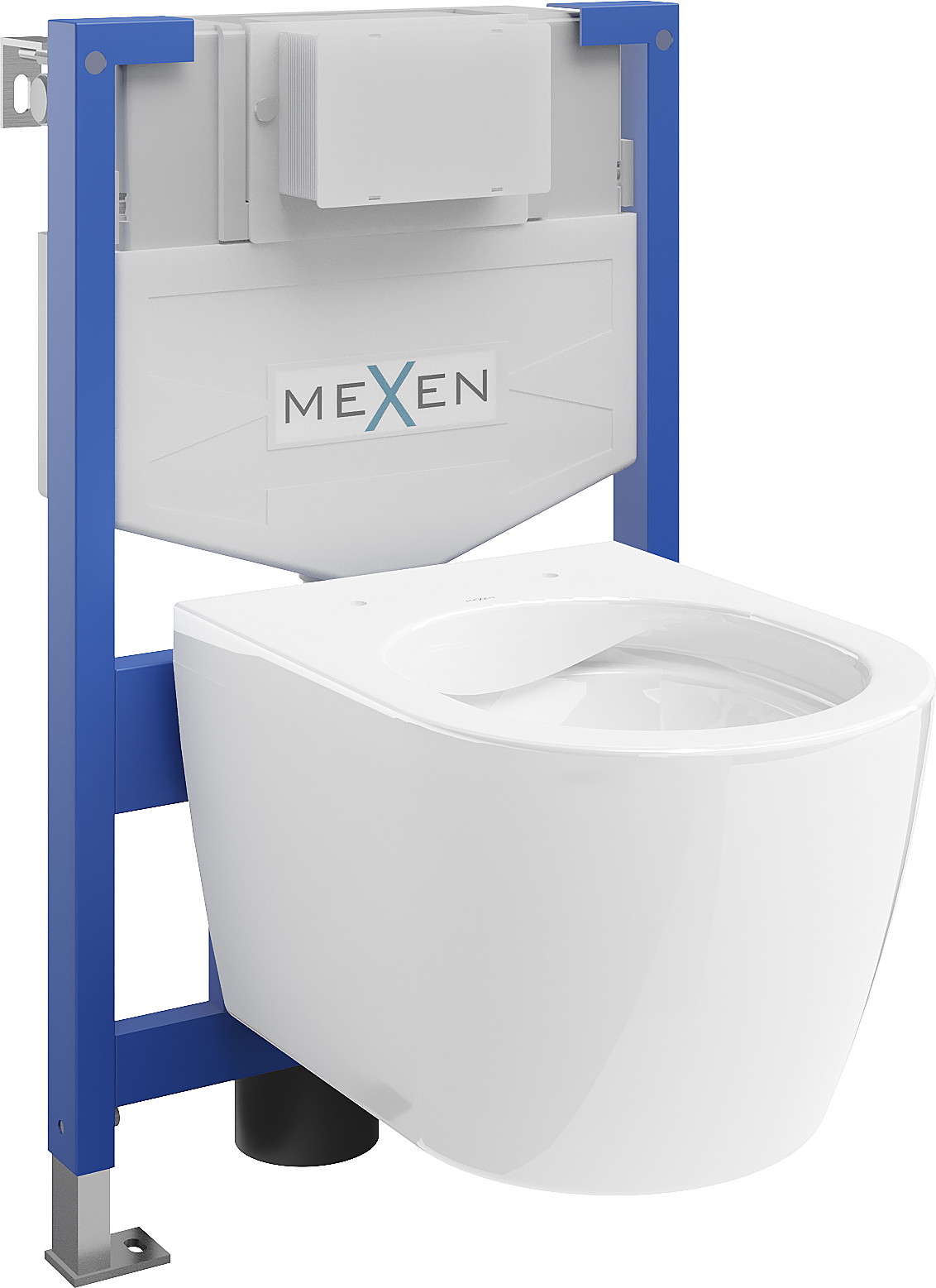 Mexen beépíthető Felix XS-F WC váz WC csészével Carmen, Fehér - 6803388XX00